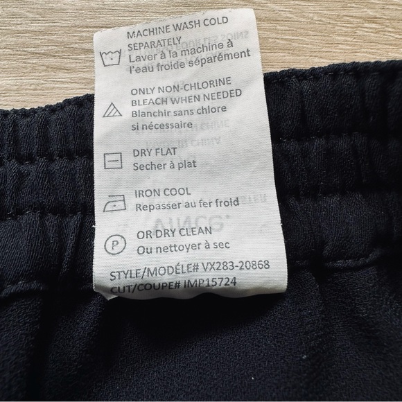 VINCE / Satin Piped Wrap Seam Pant / Navy Blue / Large - Picture 8 of 12